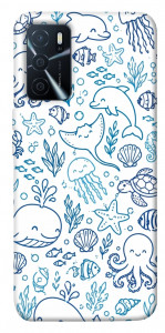 Чохол Sea pattern для Oppo A16 4G