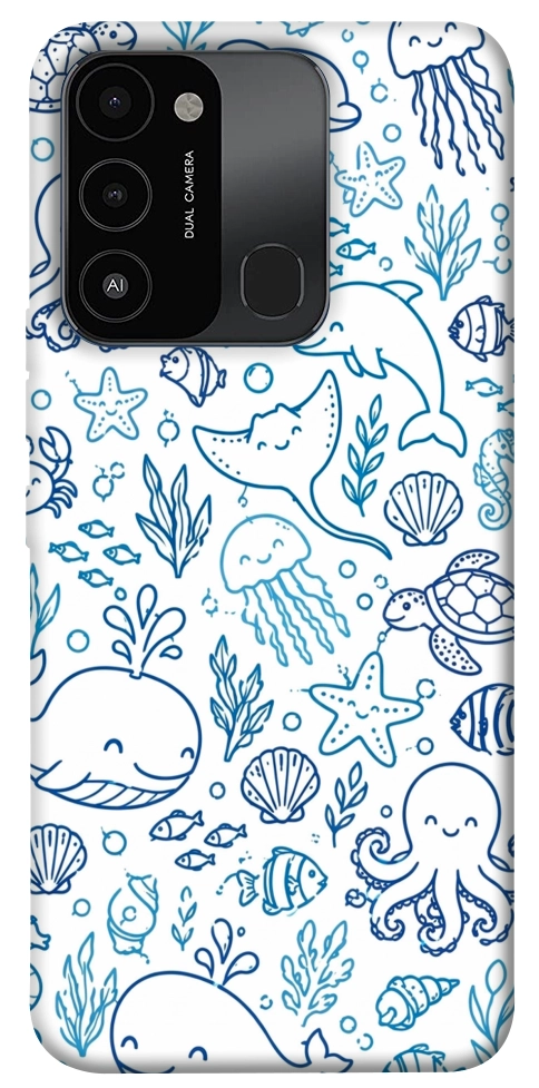 Чохол Sea pattern для TECNO Spark Go 2022 (KG5m)