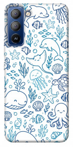 Чехол Sea pattern для TECNO Pop 5 Pro
