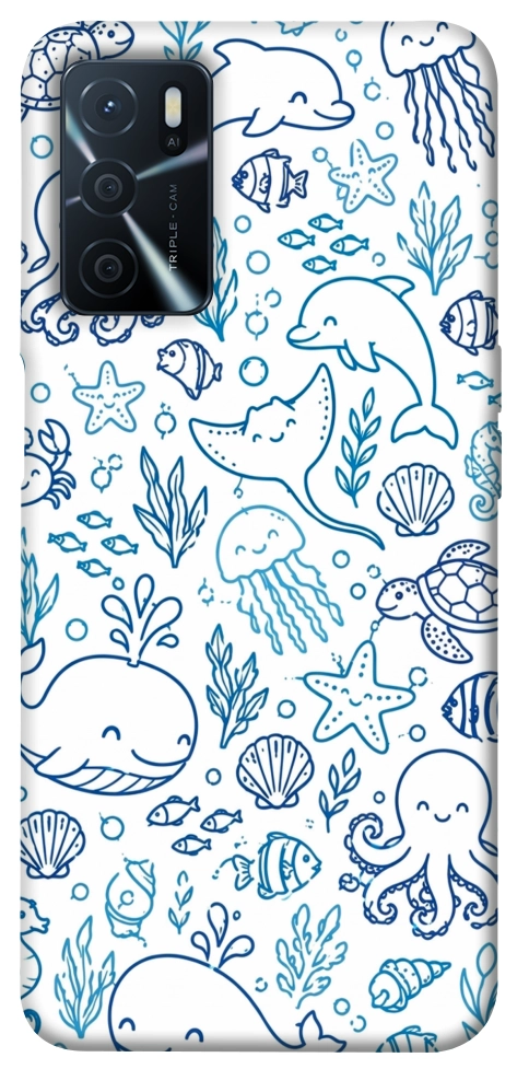 Чехол Sea pattern для Oppo A54s