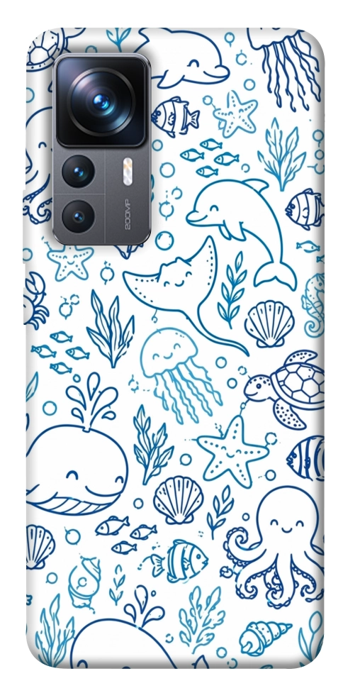Чохол Sea pattern для Xiaomi 12T