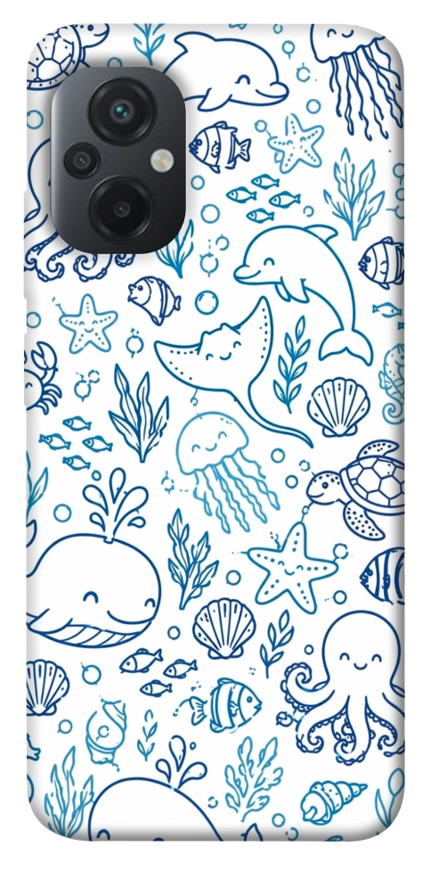 Чехол Sea pattern для Xiaomi Poco M5