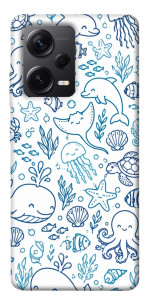 Чехол Sea pattern для Xiaomi Redmi Note 12 Pro+