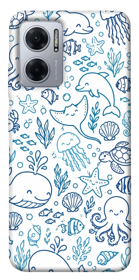 Чехол Sea pattern для Xiaomi Redmi Note 11E
