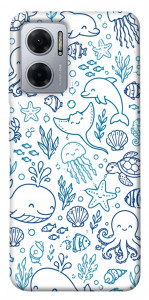 Чехол Sea pattern для Xiaomi Redmi Note 11E