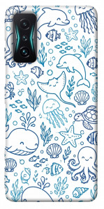 Чехол Sea pattern для Xiaomi Redmi K50 Gaming