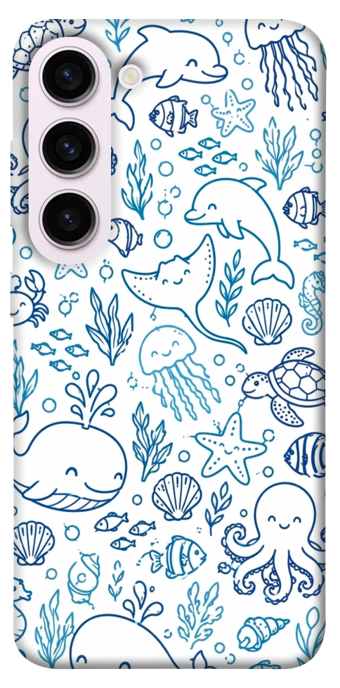 Чехол Sea pattern для Galaxy S23+