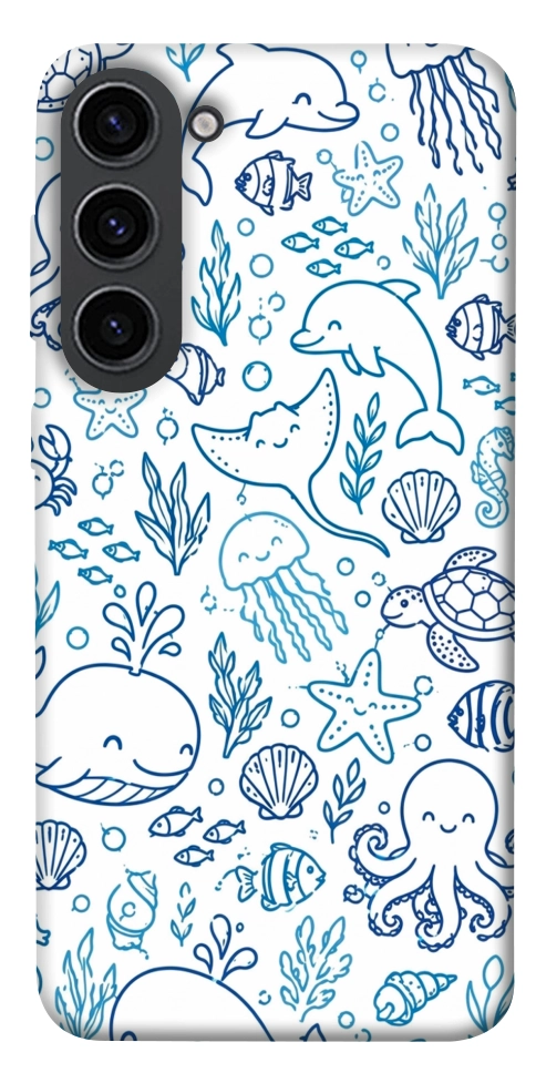 Чехол Sea pattern для Galaxy S23