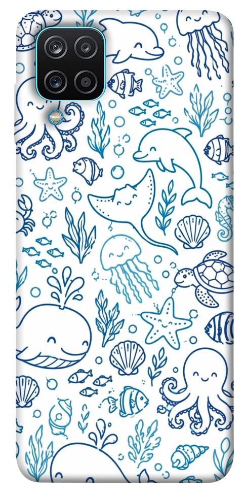 Чехол Sea pattern для Galaxy M12