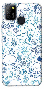 Чехол Sea pattern для Infinix Hot 10 Lite