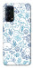 Чехол Sea pattern для Oppo Reno 5 4G