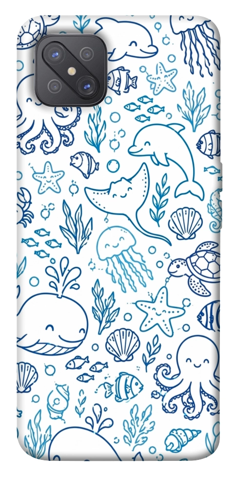 Чохол Sea pattern для Oppo A92s