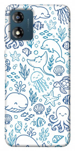 Чехол Sea pattern для Motorola Moto E13
