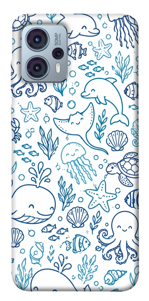 Чохол Sea pattern для Motorola Moto G23