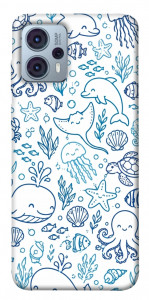 Чохол Sea pattern для Motorola Moto G23