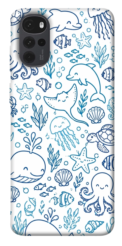 Чохол Sea pattern для Motorola Moto G22