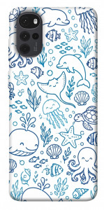 Чохол Sea pattern для Motorola Moto G22