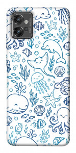 Чехол Sea pattern для Motorola Moto G32