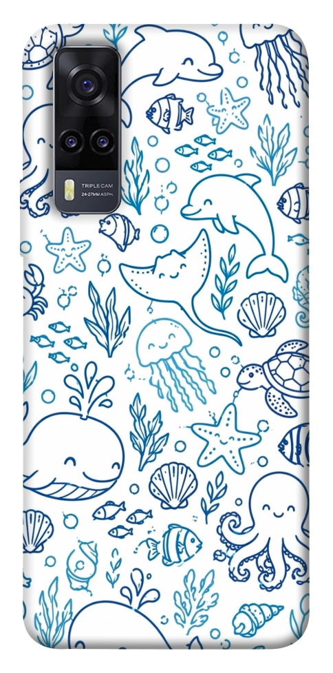 Чехол Sea pattern для Vivo Y31