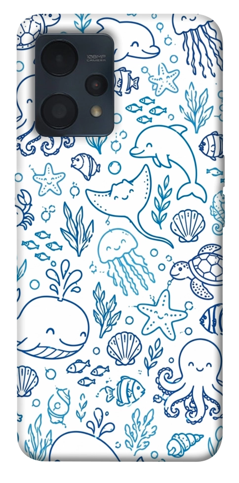 Чохол Sea pattern для Realme 9 Pro+