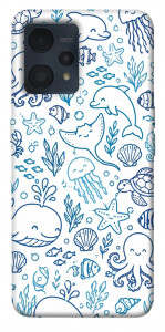 Чехол Sea pattern для Realme 9 Pro+