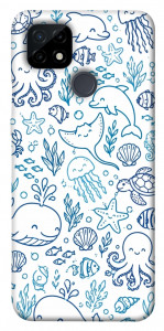 Чехол Sea pattern для Realme C21