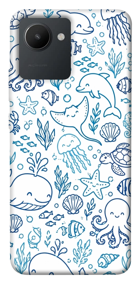 Чехол Sea pattern для Realme C30