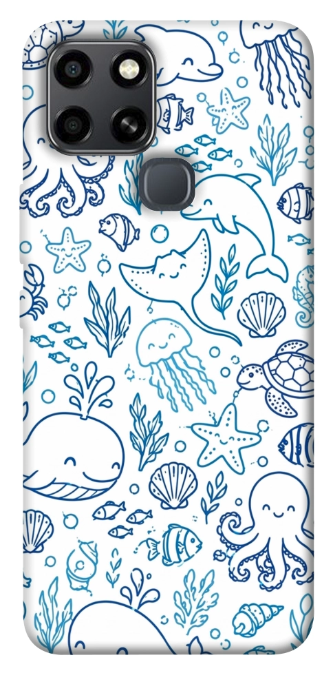 Чехол Sea pattern для Infinix Smart 6