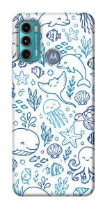 Чохол Sea pattern для Motorola Moto G60