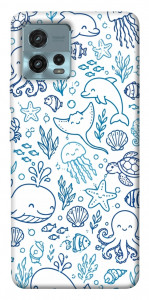 Чехол Sea pattern для Motorola Moto G72