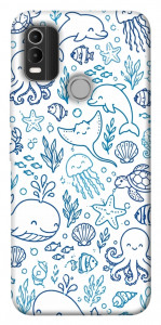 Чохол Sea pattern для Nokia C21 Plus