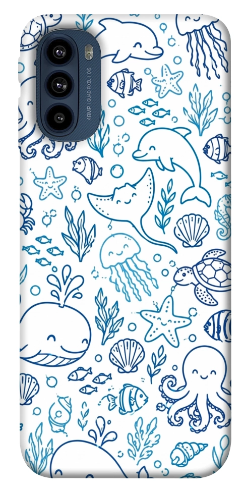 Чохол Sea pattern для Motorola Moto G41