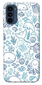Чохол Sea pattern для Motorola Moto G41