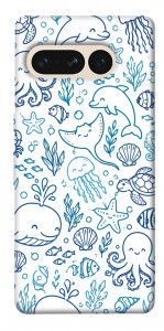 Чехол Sea pattern для Google Pixel 7 Pro