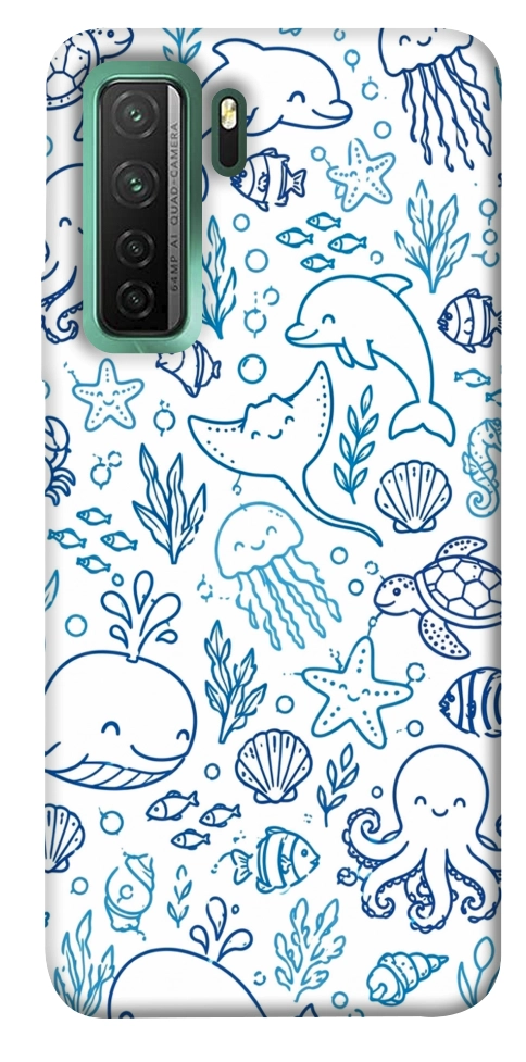Чехол Sea pattern для Huawei nova 7 SE