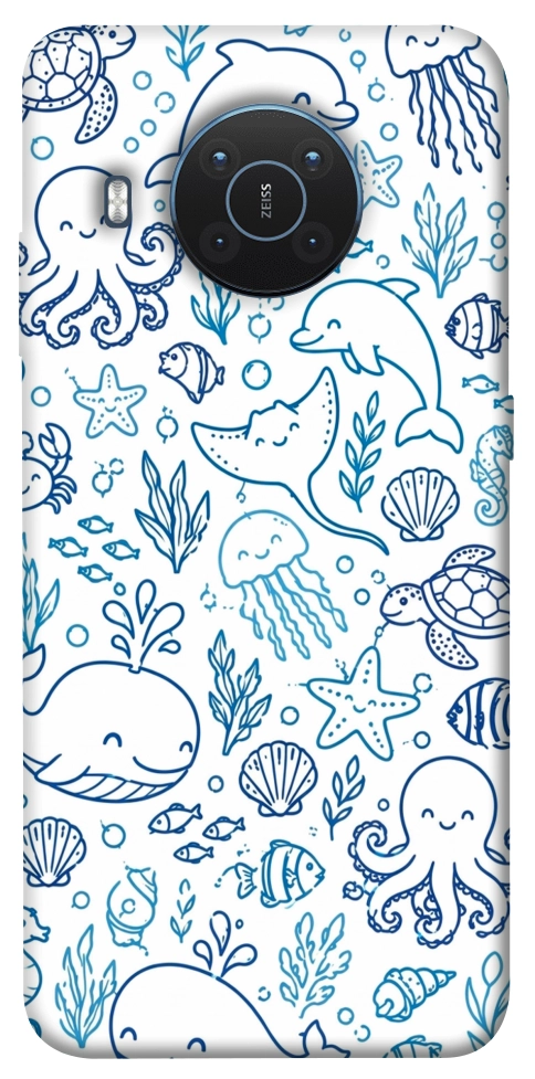 Чехол Sea pattern для Nokia X20
