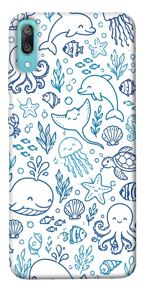 Чохол Sea pattern для Huawei Y6 Pro (2019)