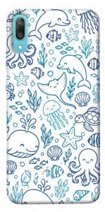Чехол Sea pattern для Huawei Y6 Pro (2019)