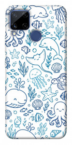 Чехол Sea pattern для Realme C15