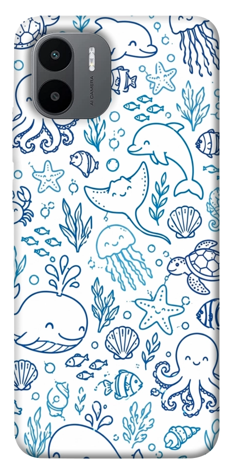 Чехол Sea pattern для Xiaomi Poco C50