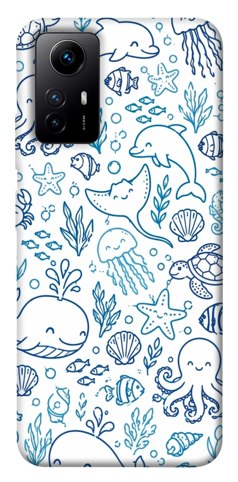 Чохол Sea pattern для Xiaomi Redmi Note 12S