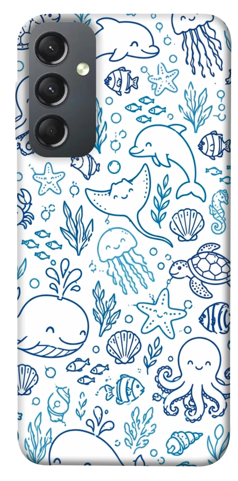 Чохол Sea pattern для Galaxy A24 4G