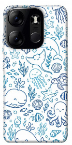 Чохол Sea pattern для Tecno Spark Go 2023