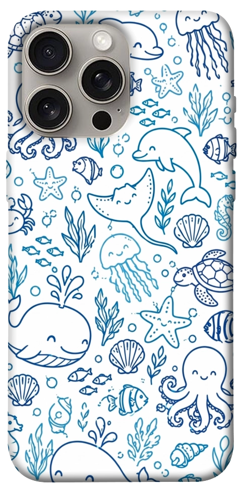 Чехол Sea pattern для iPhone 15 Pro Max