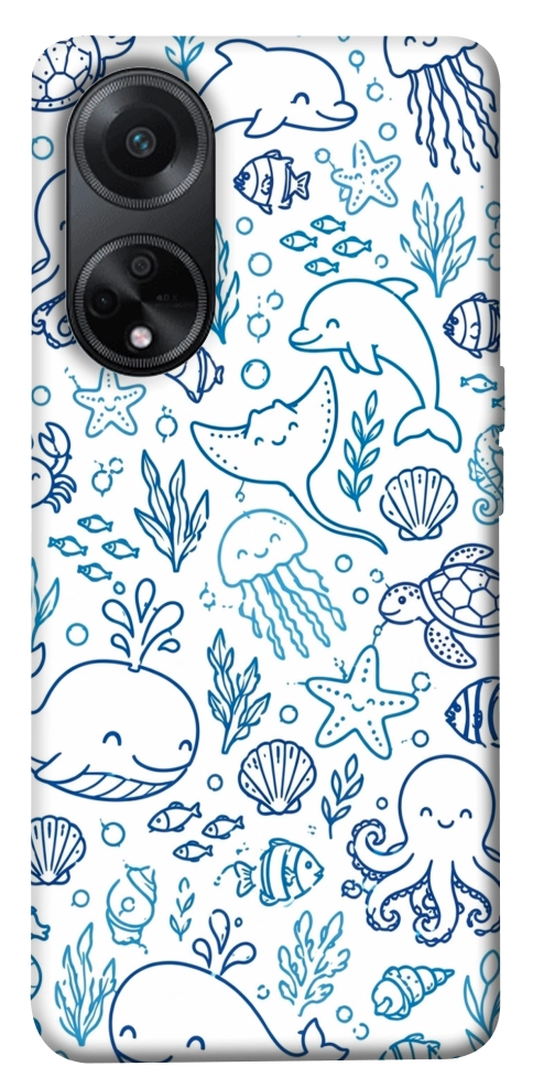 Чохол Sea pattern для Oppo A98