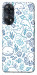 Чехол Sea pattern для Oppo Reno 8 T 4G