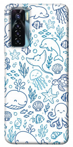 Чохол Sea pattern для TECNO Camon 17 Pro