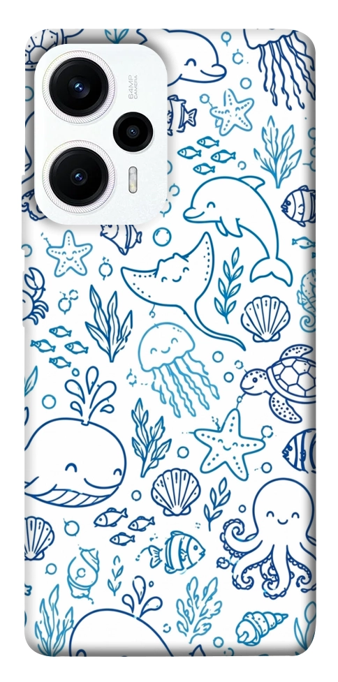 Чехол Sea pattern для Xiaomi Poco F5