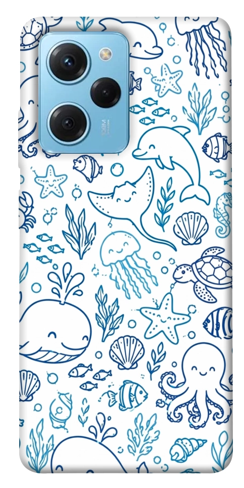 Чохол Sea pattern для Xiaomi Poco X5 Pro 5G