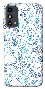Чохол Sea pattern для ZTE Blade A53